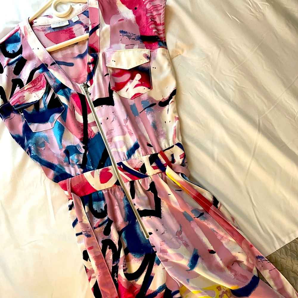 New York & Company multi colored jumpsuit
